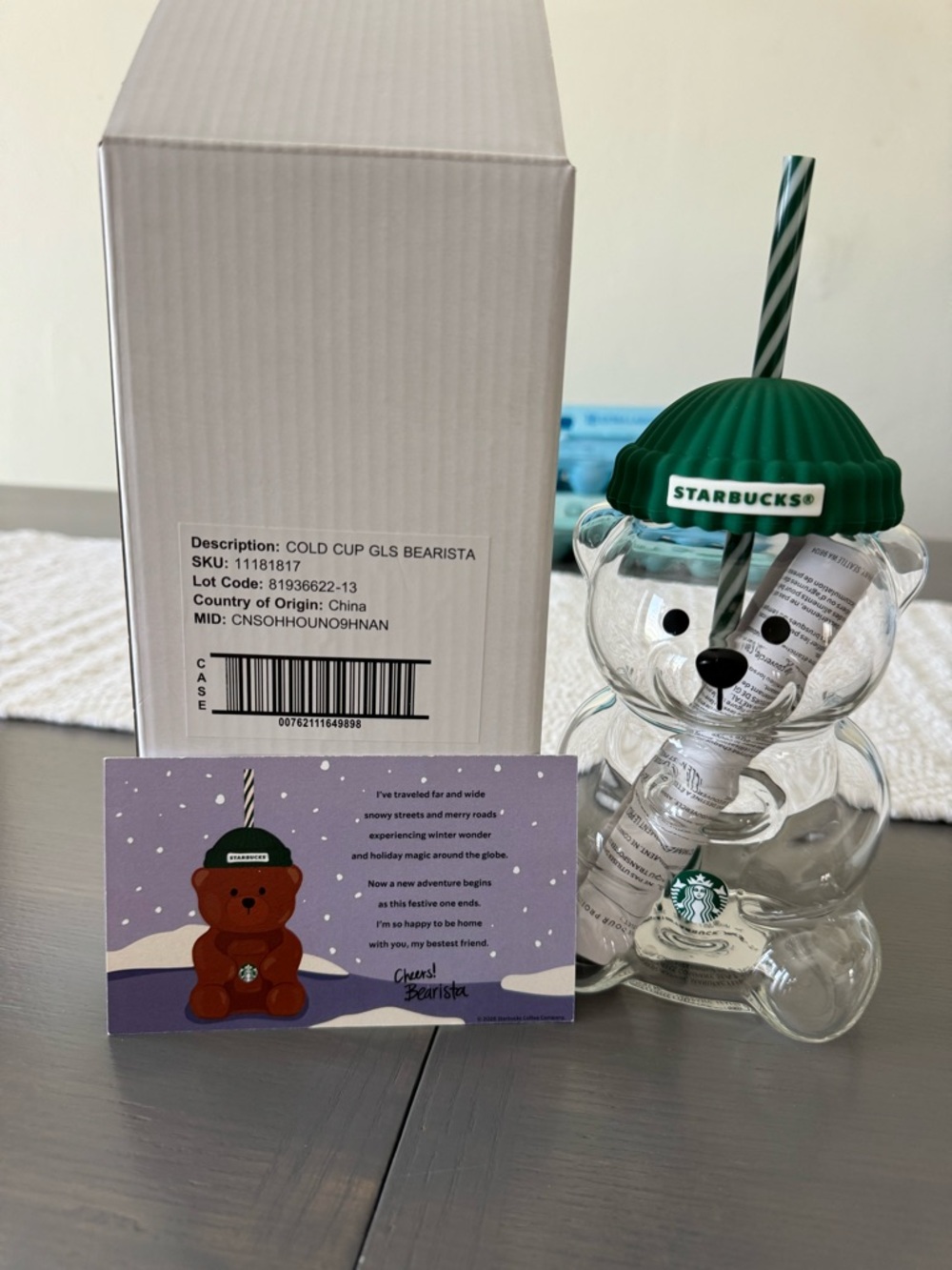 Authentic Starbucks Bearista Cup